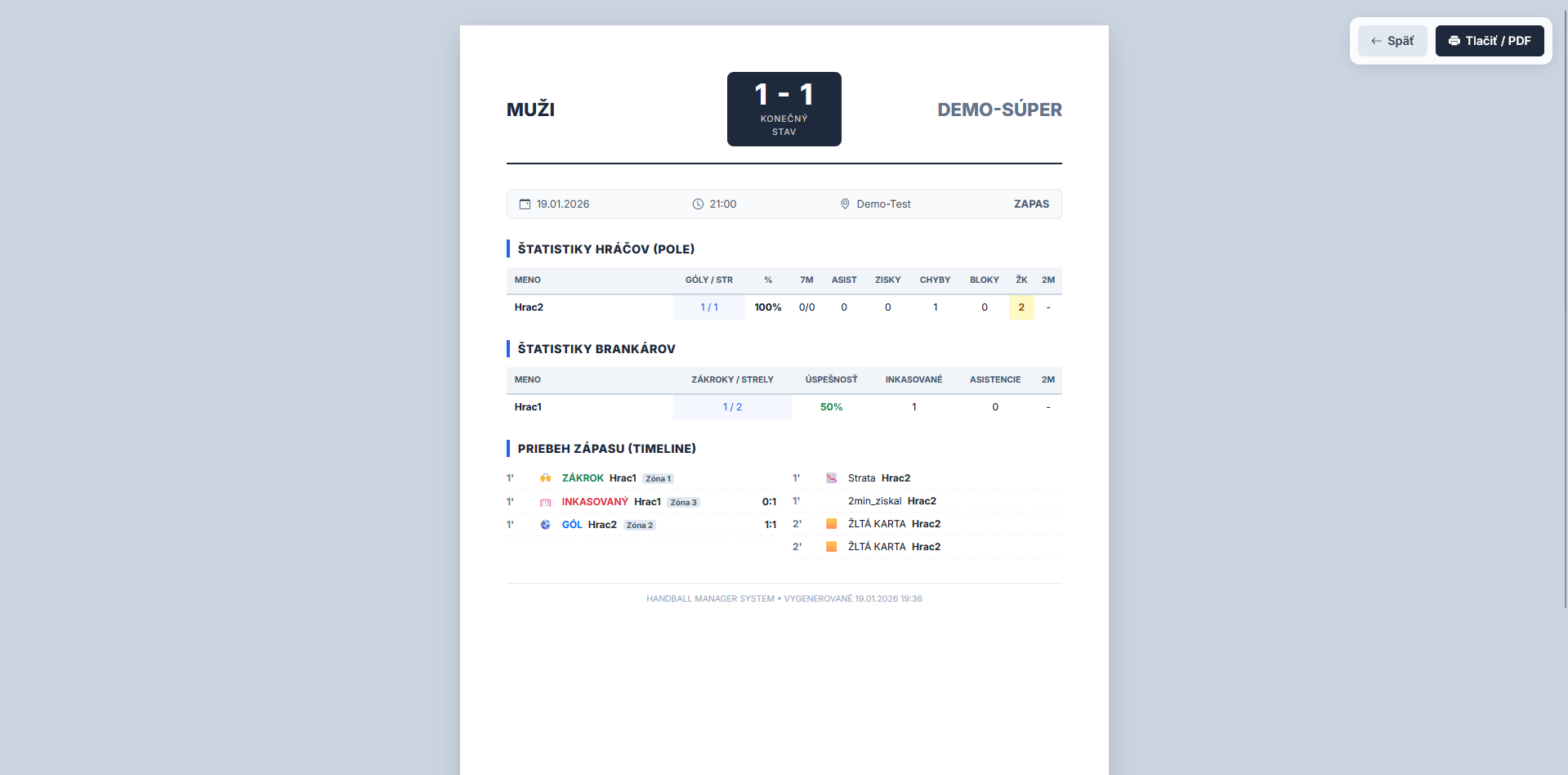 Live Dashboard